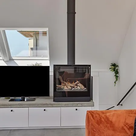 Strandparel Luxueus Duplex Met 2 Terrassen En Parking Apartmán