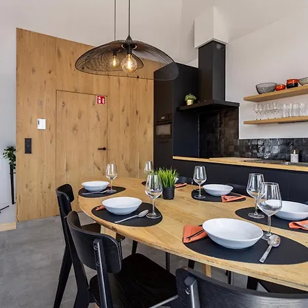 公寓 Strandparel Luxueus Duplex Met 2 Terrassen En Parking 科克赛德
