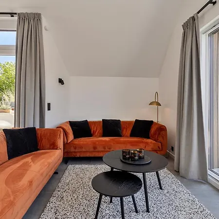 公寓 Strandparel Luxueus Duplex Met 2 Terrassen En Parking 科克赛德